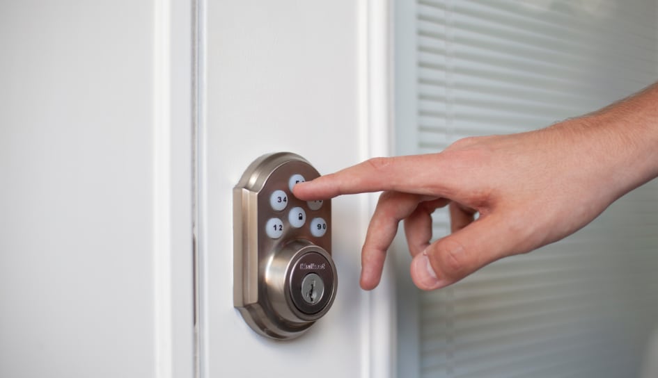 ADT smartlock on a Chicago home